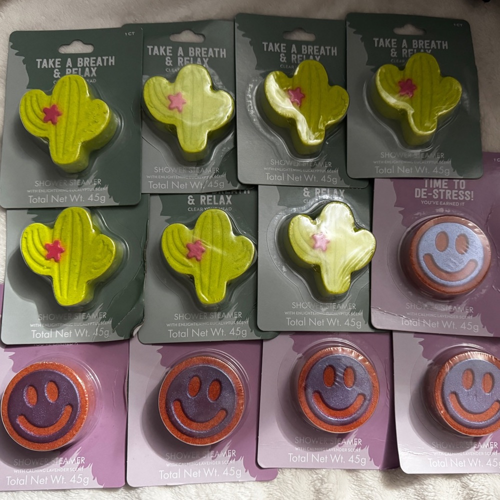 Shower Steamer Bundle Pack 12 ct total Calming Lavender/Enlightening Eucalyptus